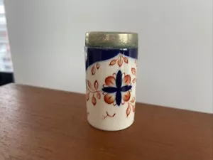 Antique Royal Crown Derby Vase IMARI Pepper / Salt Shaker / Dipping Pot England - Picture 1 of 7