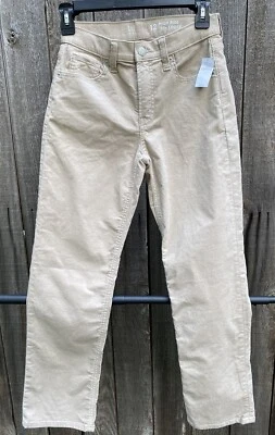 Gap Kids Girls Youth 90s Loose Corduroy High Rise Pants Jeans Beige 12 - Image 1 of 3