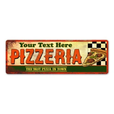Personalized Name Pizzeria Best Pizza In Town Kitchen Decor Chef 108120098001 - Image 1 of 4