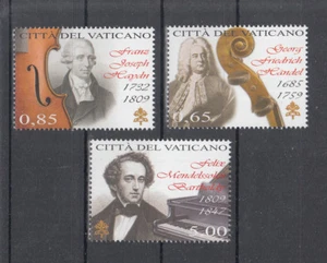 Vatikan 2010 **/MNH  Tag der Musik Händel, Haydn und Mendelssohn - Picture 1 of 1
