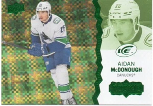 23-24 2023-24 UD Ice Aidan McDonough ROOKIE GREEN #131-Canucks - Picture 1 of 1