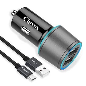 Rapid USB C Car Charger Compatible for Samsung Galaxy S24/S23/S22/S21/Note 20... - Picture 1 of 7