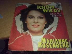 SINGLE MARIANNE ROSENBERG - ICH BIN WIE DU/WAS KANN ICH TUN USED BUT GOOD - Imagen 1 de 2