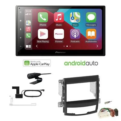 Pioneer Autoradio Apple CarPlay DAB für Ssangyong Korando 2010-2013 schwarz - Bild 1 von 4