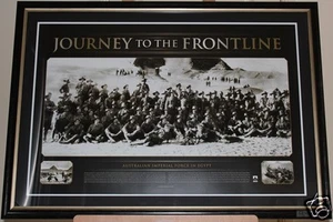 ANZAC Journey to the Frontline Print Framed - Picture 1 of 1
