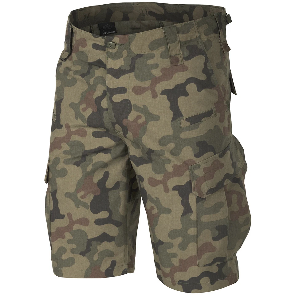 HELIKON CPU MILITAIRE POLONAIS PATROUILLE PANTALONS HOMMES CARGO COMBAT SHORTS P - Photo 1/1