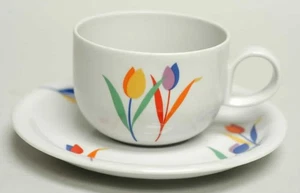 Block Tulip Time Cup & Saucer 36255 - Picture 1 of 1