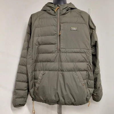 L.L.Bean Clásico Pullover Downtek Chaqueta Para Hombre Talla XXL Regular Verde Musgo Nylon  Foto 1 de 4