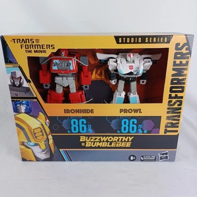 Transformers Buzzworthy Bumblebee Studio Serie 86 IRONHIDE & PROWL (2) Paquete NUEVO Foto 1 de 4