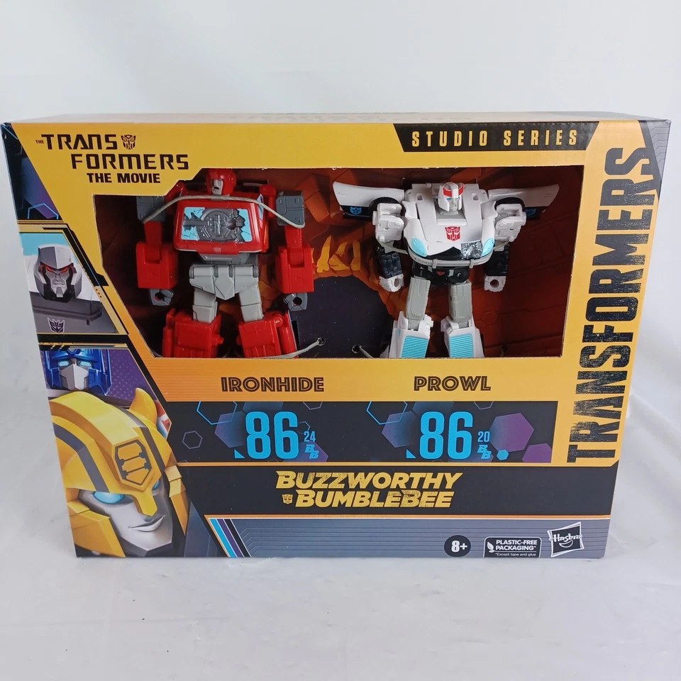 Hasbro Transformers Studio Series 86 Ironhide & Prowl Buzzworthy Bumblebee