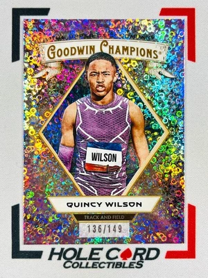 QUINCY WILSON 2025 Upper Deck Goodwin Champions #44 Pink Confetti 136/149 - Image 1 of 2