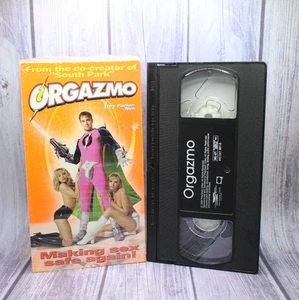 RARE Orgazmo VHS Tape 1997 NC-17 Trey Parker Matt Stone Sex COMEDY South Park - Bild 1 von 3