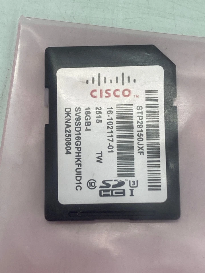 Cisco IE 16GB SD Memory Card SD-IE-16GB New Sealed - Image 1 of 3