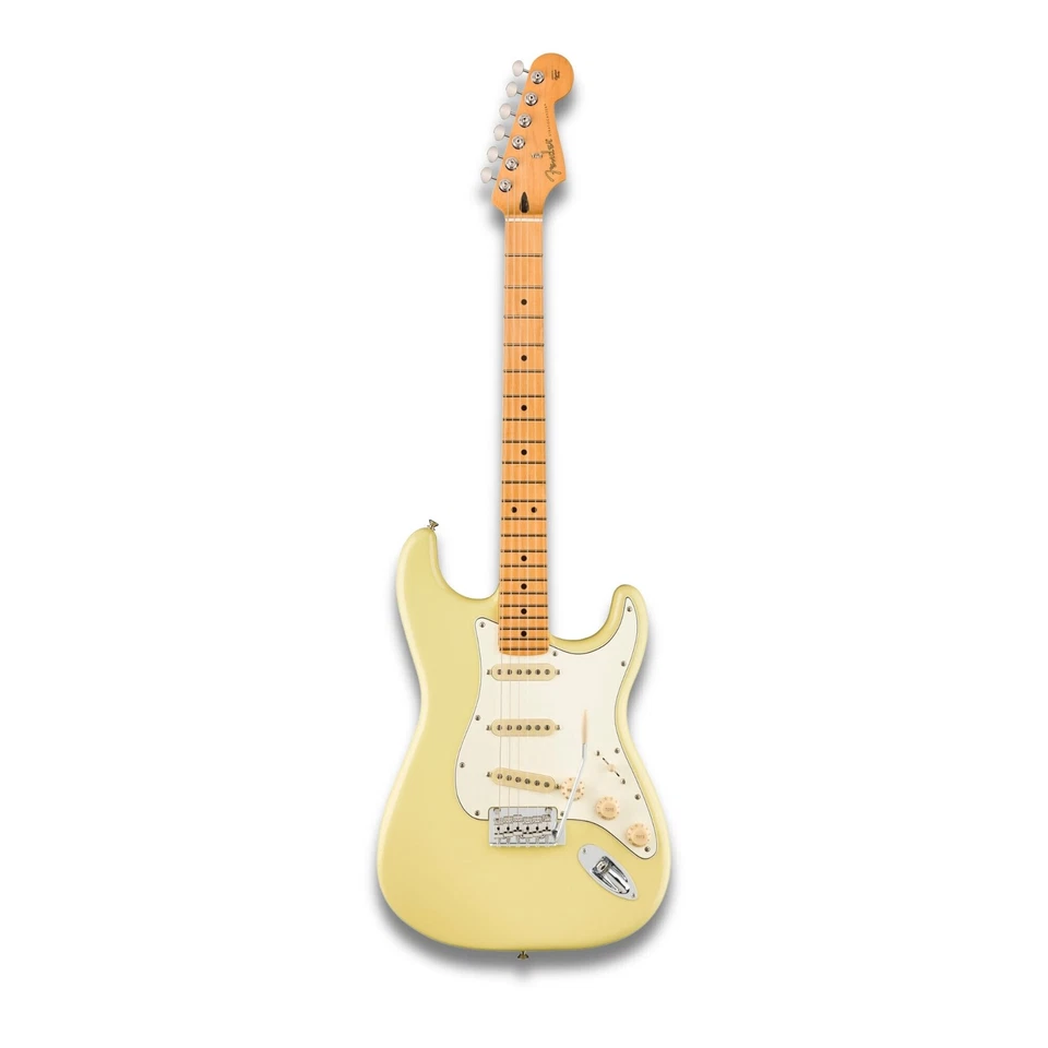 Fender Player II Stratocaster, Maple Fingerboard, Hialeah Yellow Electric Guitar - Image 1 of 4