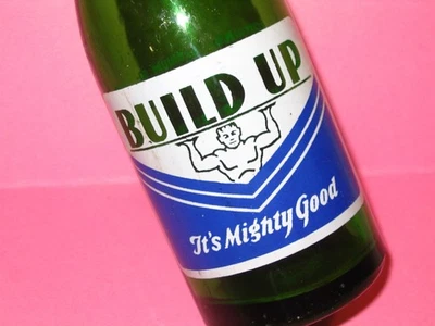 CONSTRUIR ACL Etiqueta Pintada Soda Pop Botella Clifton NJ Pc Strongman MUY RARO Foto 1 de 4