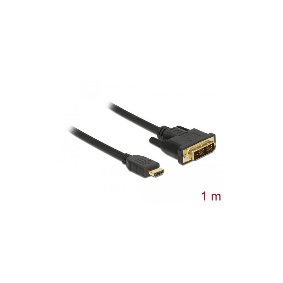 HDMI zu DVI 18+1 Kabel bidirektional 1 m - Bild 1 von 1