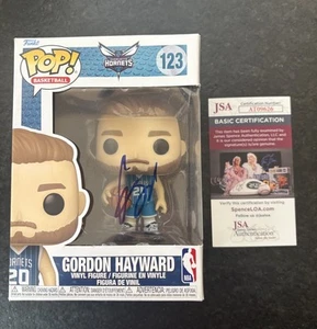 GORDON HAYWARD SIGNED AUTOGRAPH FUNKO POP 123 NBA HORNETS CELTICS JSA COA - Picture 1 of 2