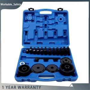 25Pcs Front Wheel Bearing Press Tool Removal Adapter Puller Kit - Picture 1 of 12