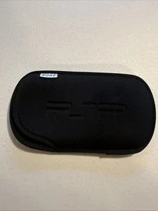 Genuine/Original SONY PSP Playstation Portable Black Soft Padded Case/Sleeve - Picture 1 of 7