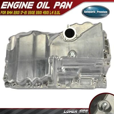 Pan de aceite inferior del motor para BMW 230i 2017-2021 330i 2017-2018 430i 2017-2020 2,0 L Foto 1 de 4