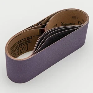 3" x 21" 3M Sanding Belts (x5), 120 grit, 761 Regalite resin bond cloth 81403 - Picture 1 of 6