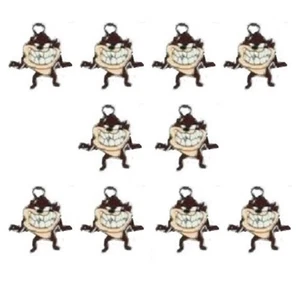 Taz Tazmanian Devil Alloy Metal Charms ( 10 Count ) - Picture 1 of 1