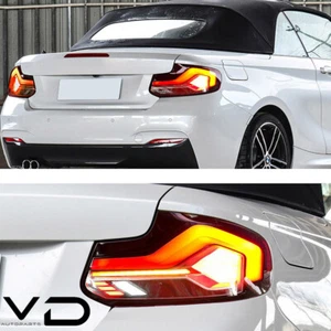 New Style LED Tail Lights For BMW 2 Series 2014-2019 F22 F23 F87 & 2014-2021 M2 - Picture 1 of 18