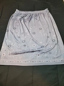 NOTATIONS WOMEN'S GRAY FLORAL  PRINT A-LINE MIDI SKIRT  SIZE XL - Picture 1 of 8