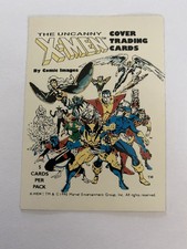 1990 Comic Images Marvel The Uncanny X-Men Series 1 Cover Trading Title Card