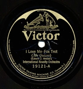 International Novelty Orchestra 1923 Victor 19121 -  I Love Me - Picture 1 of 2