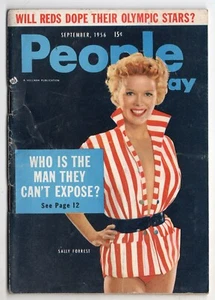 People Today Sept 1956 SABRINA Henry Boltinoff KARATE Jazz VITO Pocket Mens Mag - Imagen 1 de 2