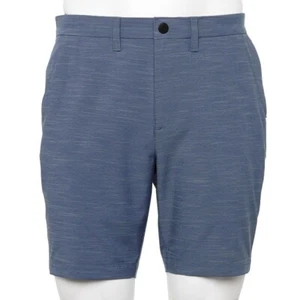 NWT Apt. 9 Men's Size 30 Performance Shorts Flex Tech Pledge Blue 8" Inseam - Picture 1 of 1