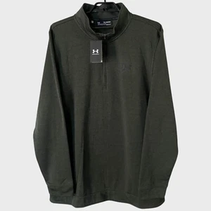 Under Armour Storm Sweater Fleece 1/4 Zip Green Mens 3XLT Sweatshirt New - Picture 1 of 13