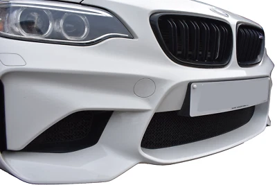 Zunsport Compatible With BMW M2 Gen 1 (F87) - Front Grill Set - Black Finish - Image 1 of 3