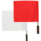  2 Pcs Competition Flag Traffic Safety Referee Border Flags The Sign