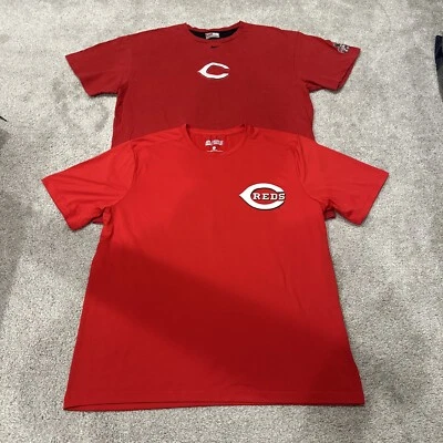 Majestic Nike Cincinnati Reds Joey Votto Jersey Shirt Lot Of 2 Mens Size XL - Image 1 of 4