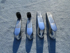 1956 1955 1954 1953 Ford Truck F1 interior door handles (2) & window cranks (2) - Picture 1 of 4