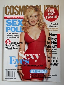 Revista Cosmopolitan agosto 2008 Scarlett Johansson - Imagen 1 de 1