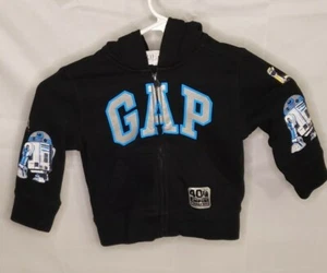 Gap Kids Star Wars Empire Strikes Back Full Zip Hoodie Jacket Size 18-24 Months - Picture 1 of 3