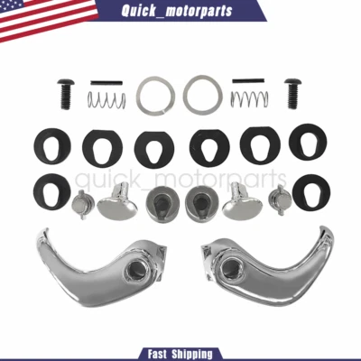 Juego de pares de manijas de ventana de ventilación de bloqueo cromadas para Chevy GMC Blazer Jimmy Suburban Foto 1 de 4