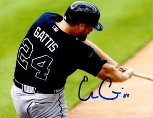 Signed 8x10 EVAN GATTIS Atlanta Braves Autographed Photo - COA - Picture 1 of 1