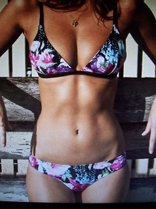 Junior's XL Multi Color (pink/black) Bikini - New no Tags in Bag - lined/padded - Picture 1 of 8