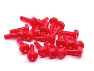 Mastermind Replacement Key Hit Pegs Set of 10 Red - Pressman Games 1996 - 2013 - Image 1 of 2