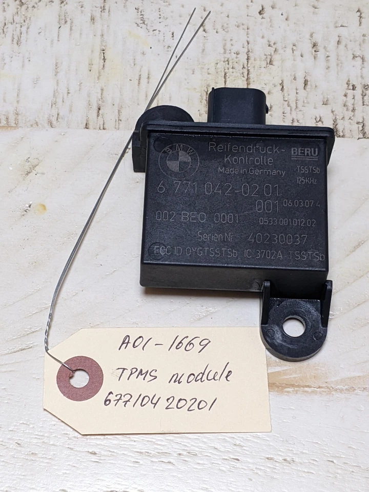 ✅ 2007 BMW 750i Suspension TPMS Module Tire Pressure Sensor Module OEM - Imagem 1 de 1