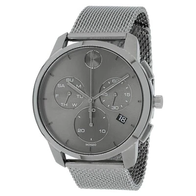 Reloj de cuarzo Movado 3600635 para hombre con esfera gris delgada audaz Foto 1 de 4