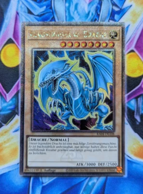 Yu-Gi-Oh! Blauäugiger w. Drache RA04-DE108 Quarter Century Secret! Deutsch! 1.A - Bild 1 von 4