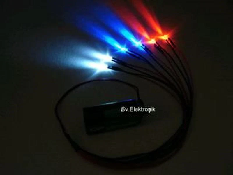 MARKENLOS LED Beleuchtung XENON Tuning Modellbau 1:8 1:10 1:18 1:24