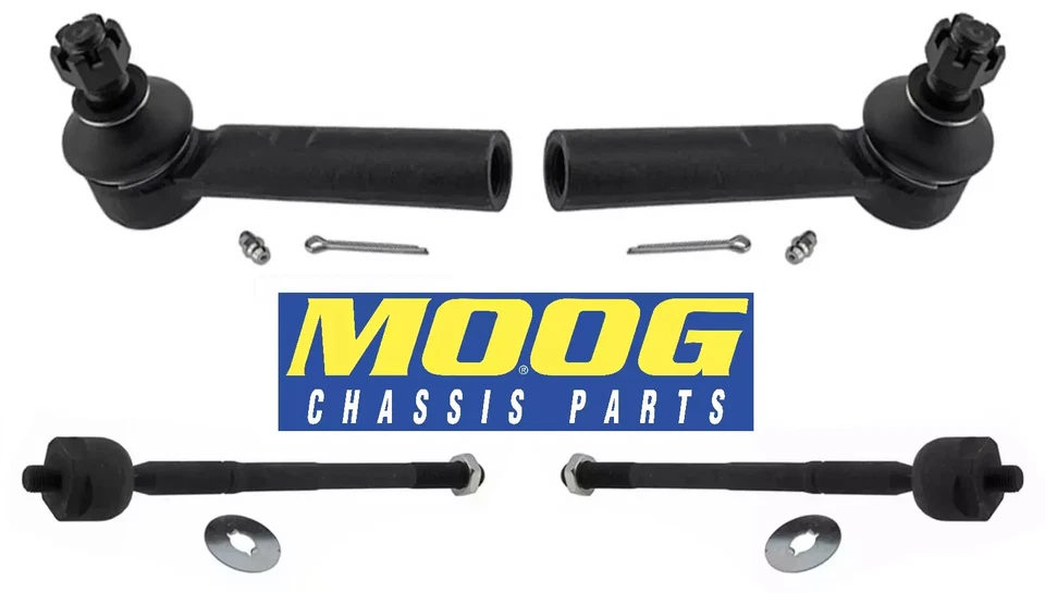 MOOG Front Left & Right Inner & Outer Tie Rods For Toyota Tacoma 2016-2023 Foto 1 de 1