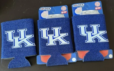 Lot of 3 KENTUCKY WILDCATS KUP - CUP HOLDER KOOZIE COOLER SLEEVE-UK - Image 1 of 3