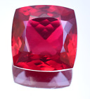 54.00 Ct Natural Mozambique Blood Red Ruby Certified Excellent Cushion Gemstone